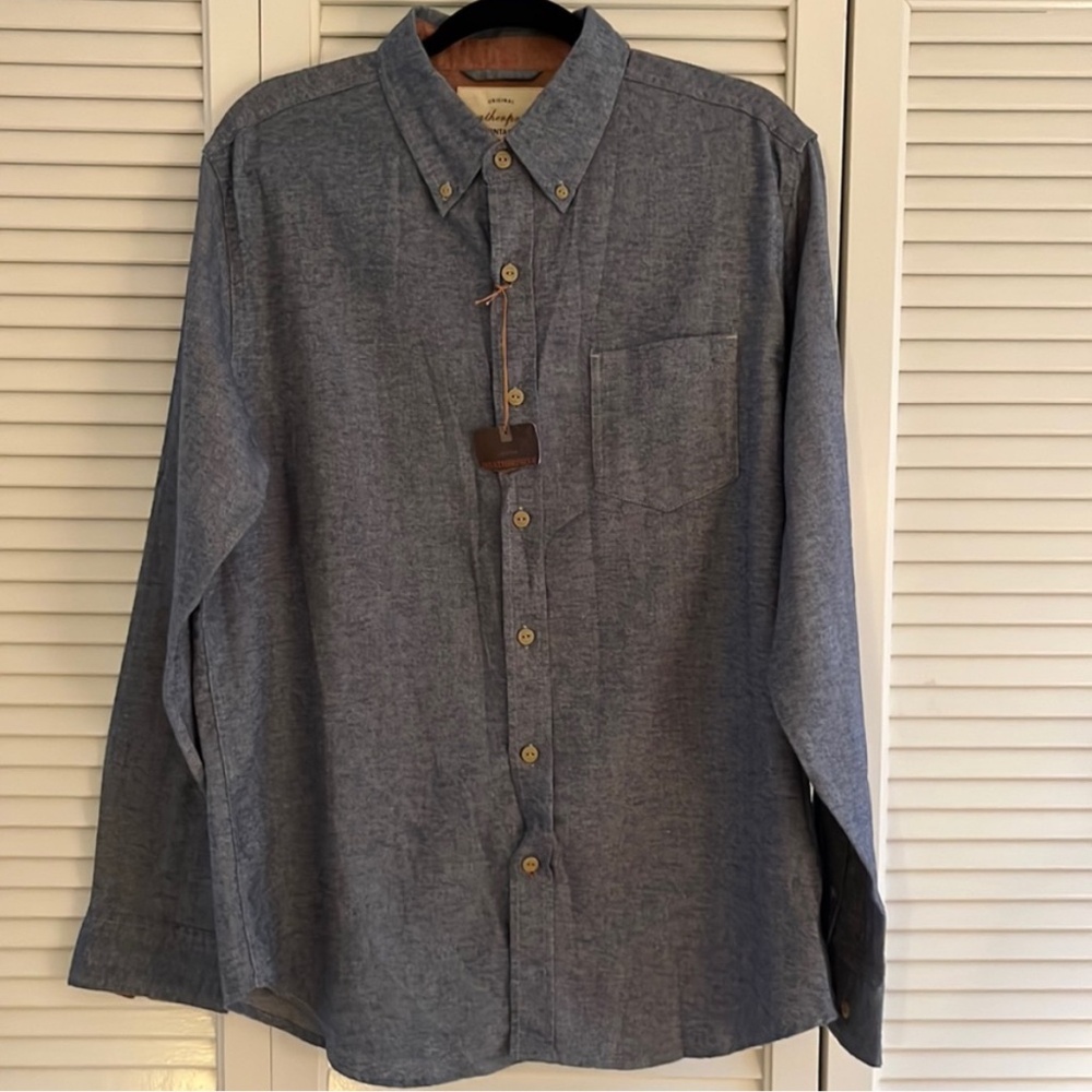 Weatherproof Men’s. Button down shirt sz L